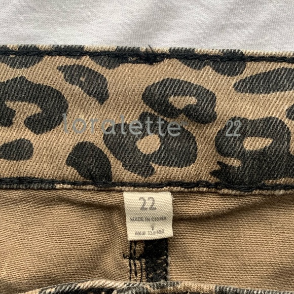 Loralette Skinny Jeans Animal Print Cheetah 22 - Picture 8 of 8